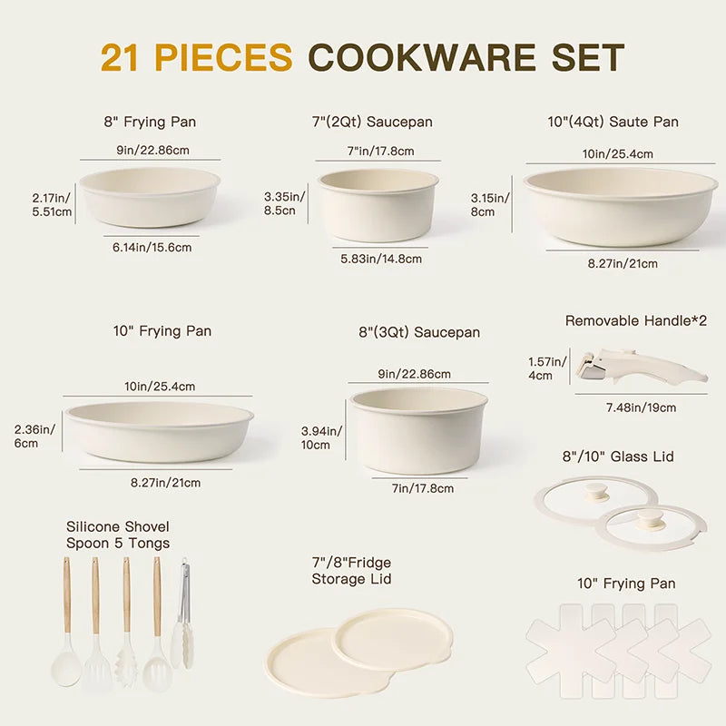 Astercook: Strong, Beautiful Ceramic Cookware Set
