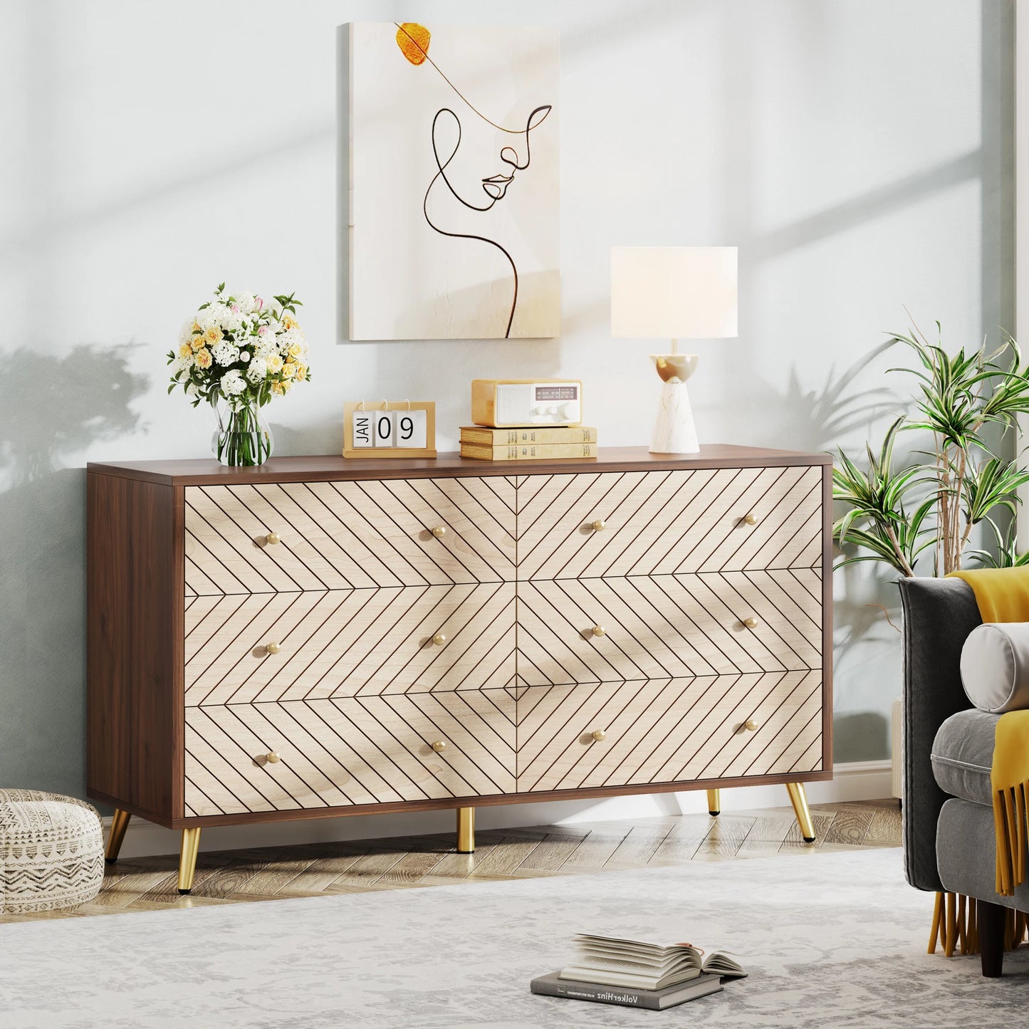 Tribe signs Wooden Drawer Organizer