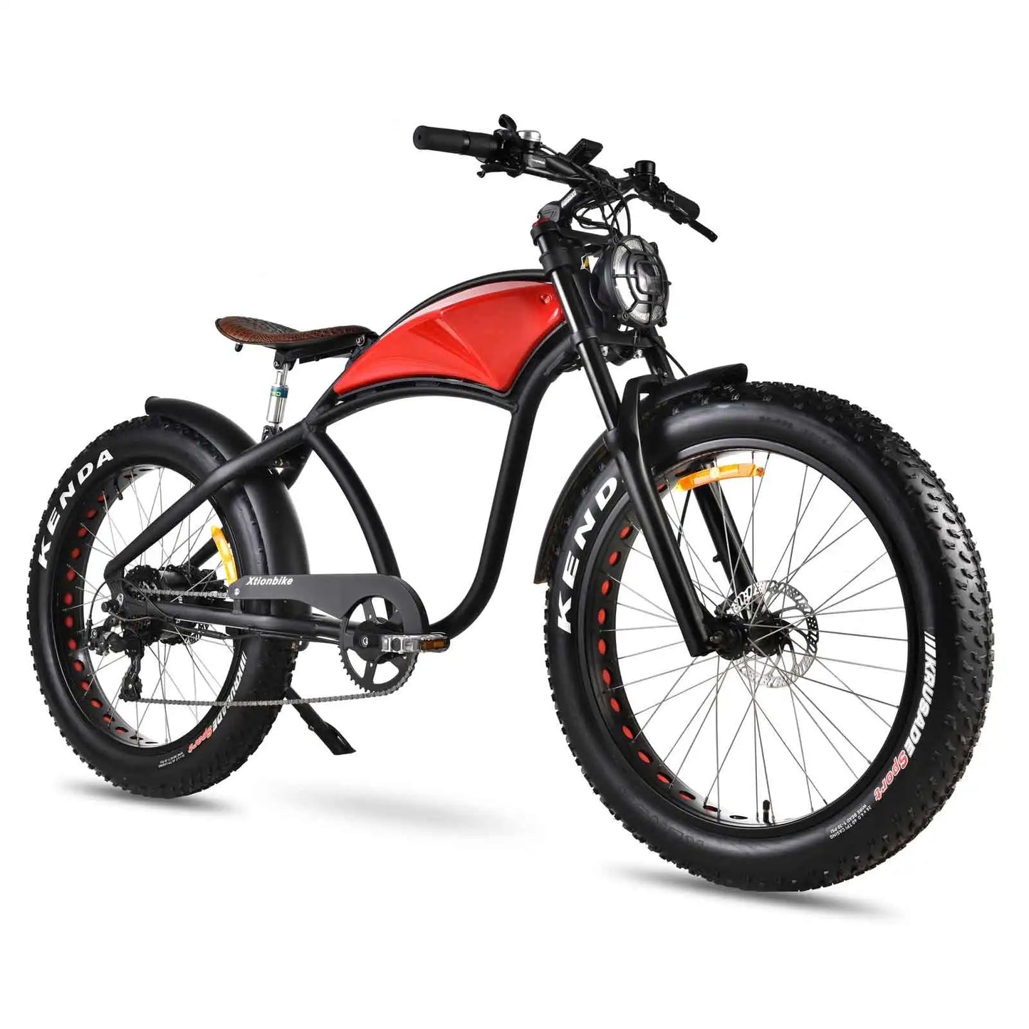 Electric Mountain Bike ,37 Mile All-Terrain Fat Tire bicycle, Dual Suspension 7-Speed jCD UL
Class 3