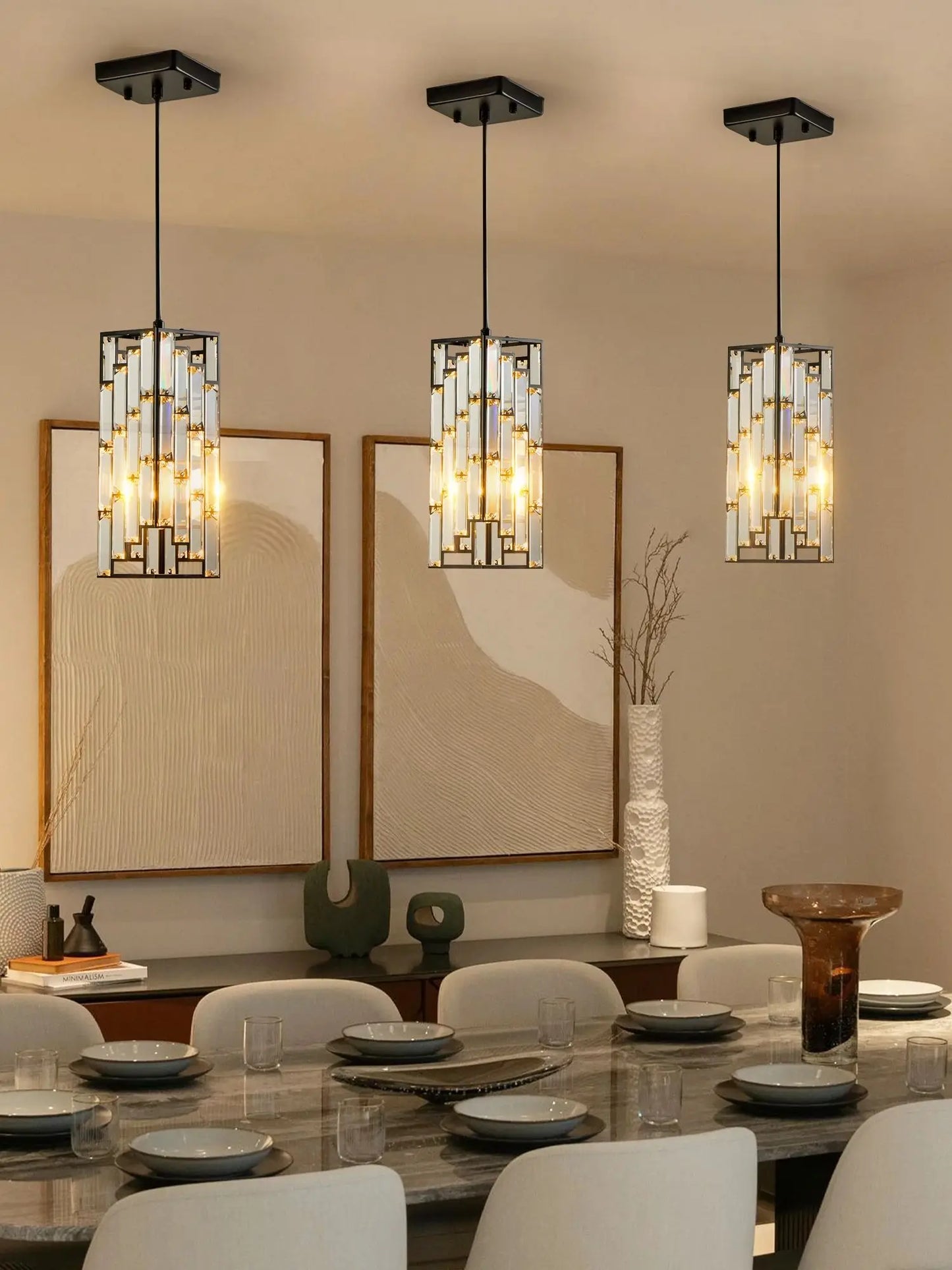 Modern Luxury Crystal Pendant Light