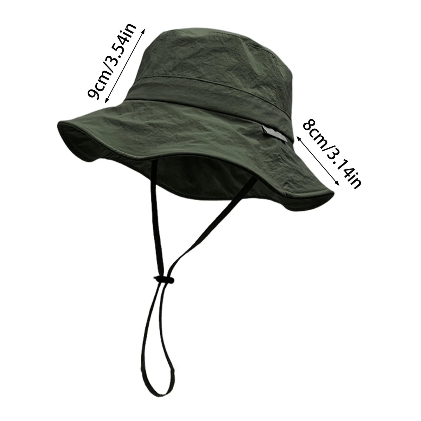 Classic Wide Brim Bucket Hat