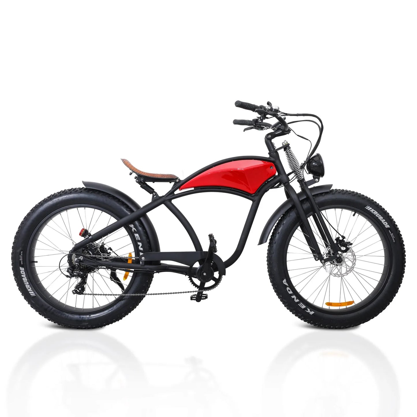 Electric Mountain Bike ,37 Mile All-Terrain Fat Tire bicycle, Dual Suspension 7-Speed jCD UL
Class 3