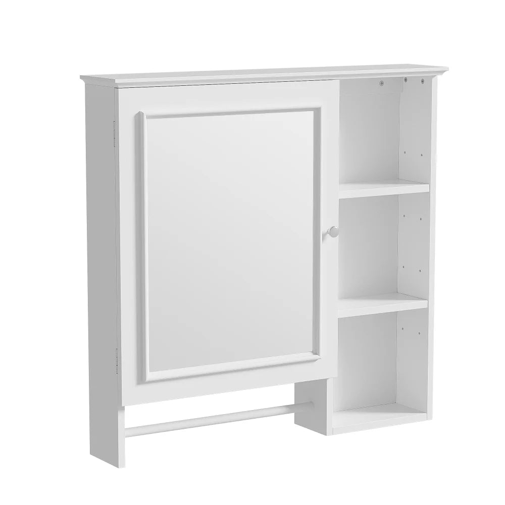 Modern Elegant Bathroom 30 Inch Vanity With Sink, Storage Cabinets, Drawers, and Adjustable Shelves