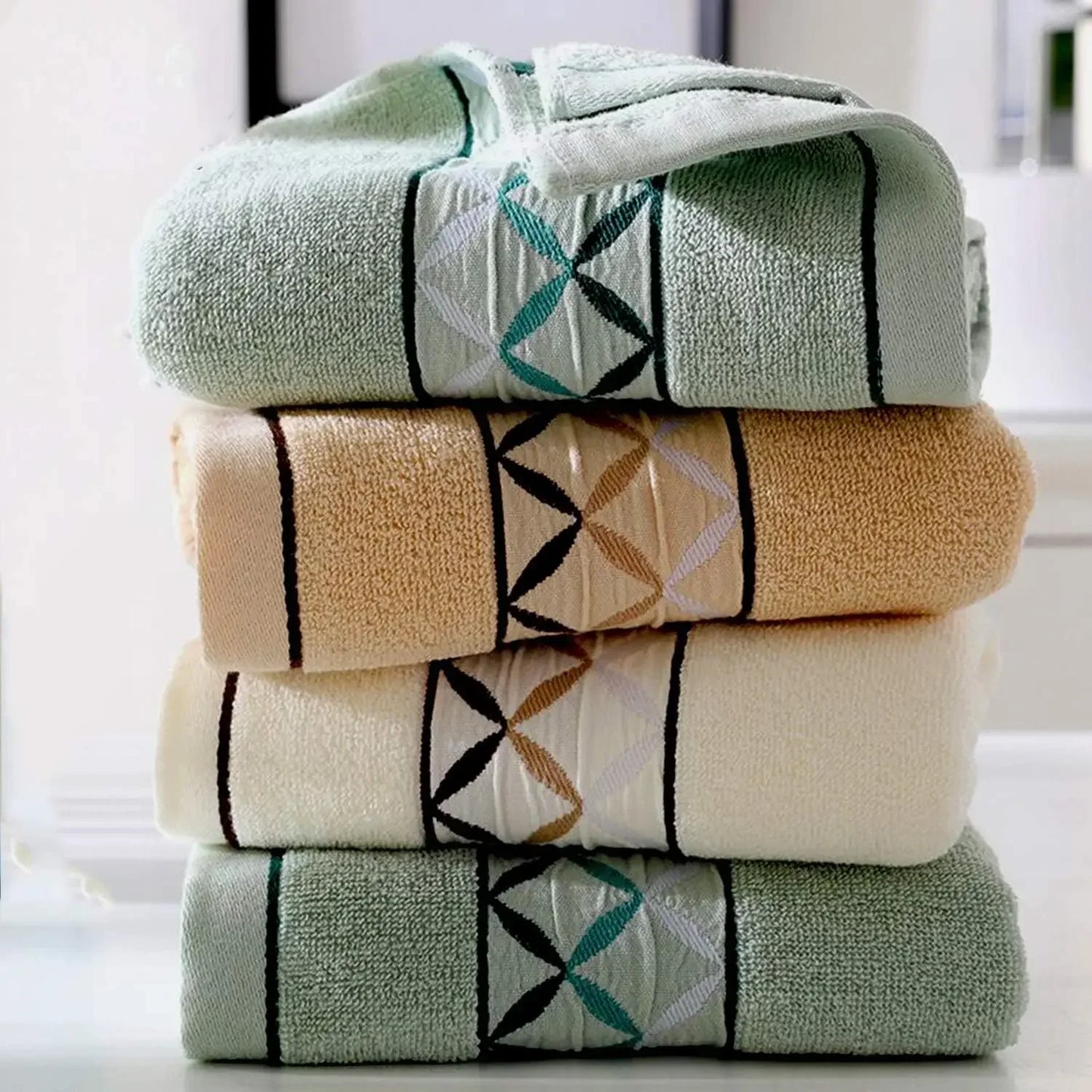 4 packs pure cotton hand towel, 100% cotton face towels