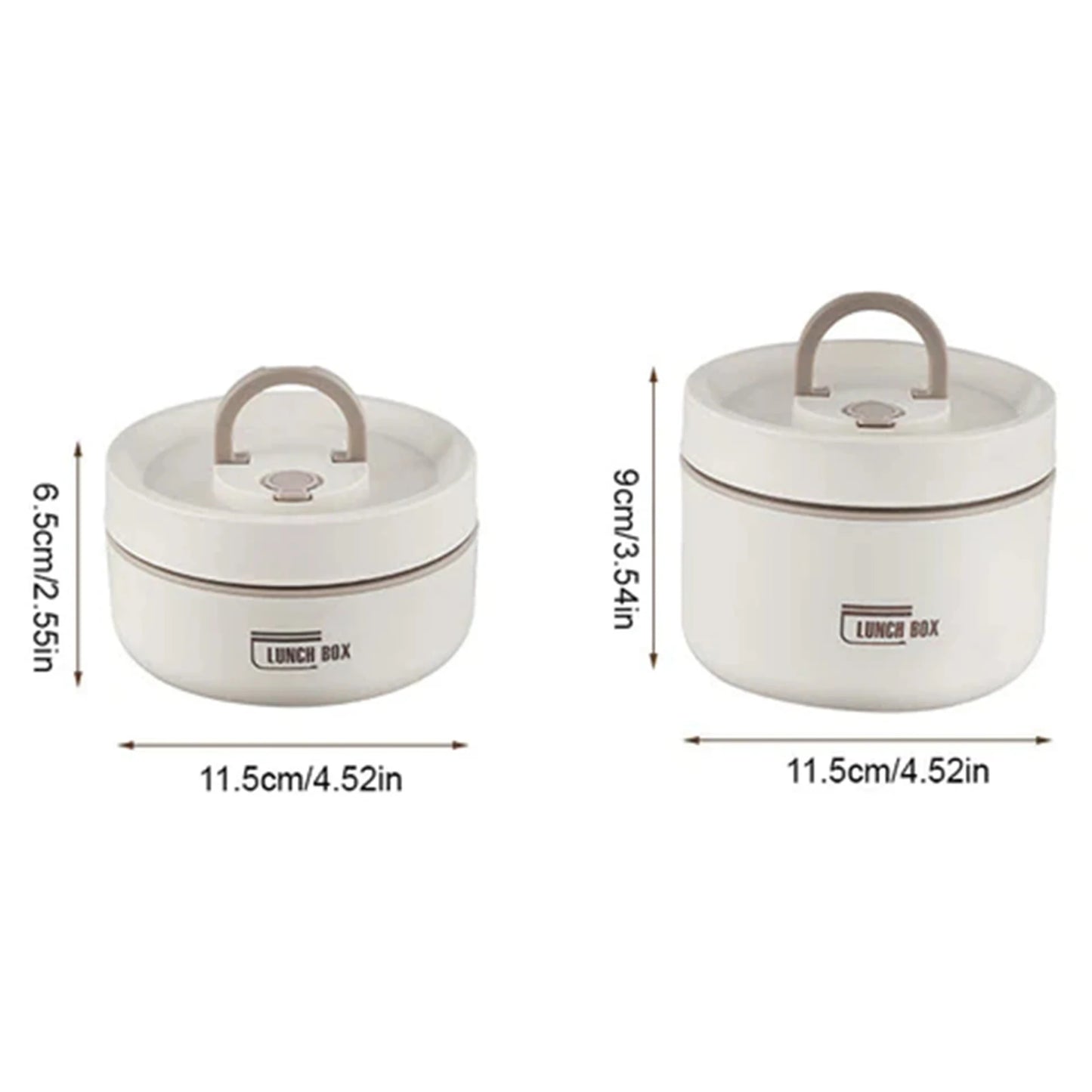 Round Thermal Lunch Box