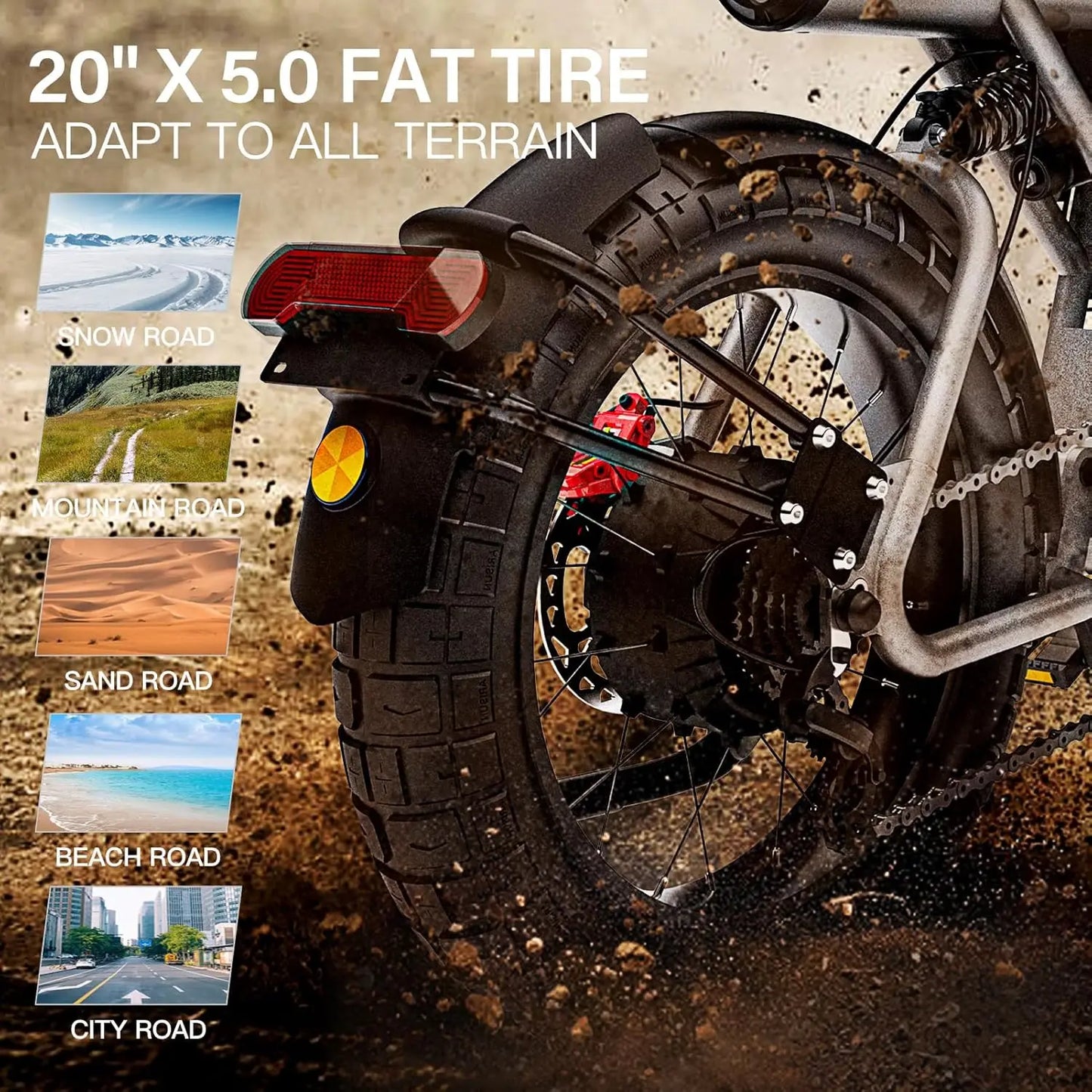 Coswheel Electric Bike For Adult
CT20S 2000W/1500W Mountain bike Electric Motorcycle 60V 27.5Ah