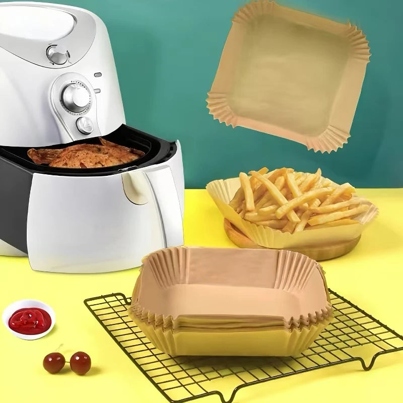 50/100PCS Disposable Air Fryer Paper Liners