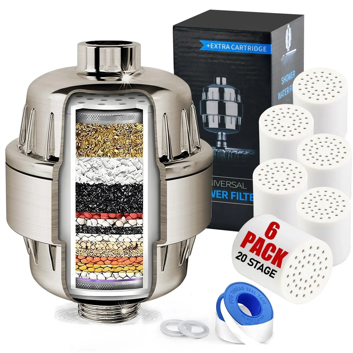 Bathroom Accessories Multi Layer Bathtub Water Purifier