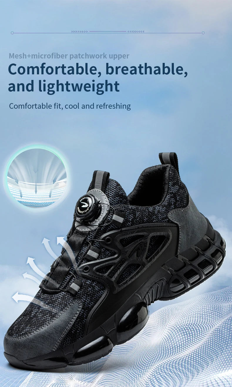 Slack-stab-proof work shoes