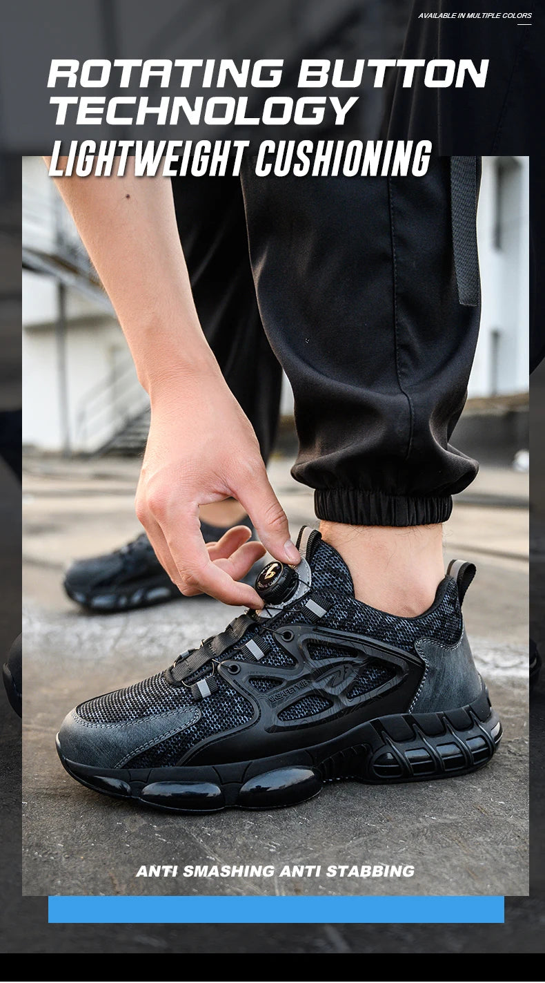 Slack-stab-proof work shoes
