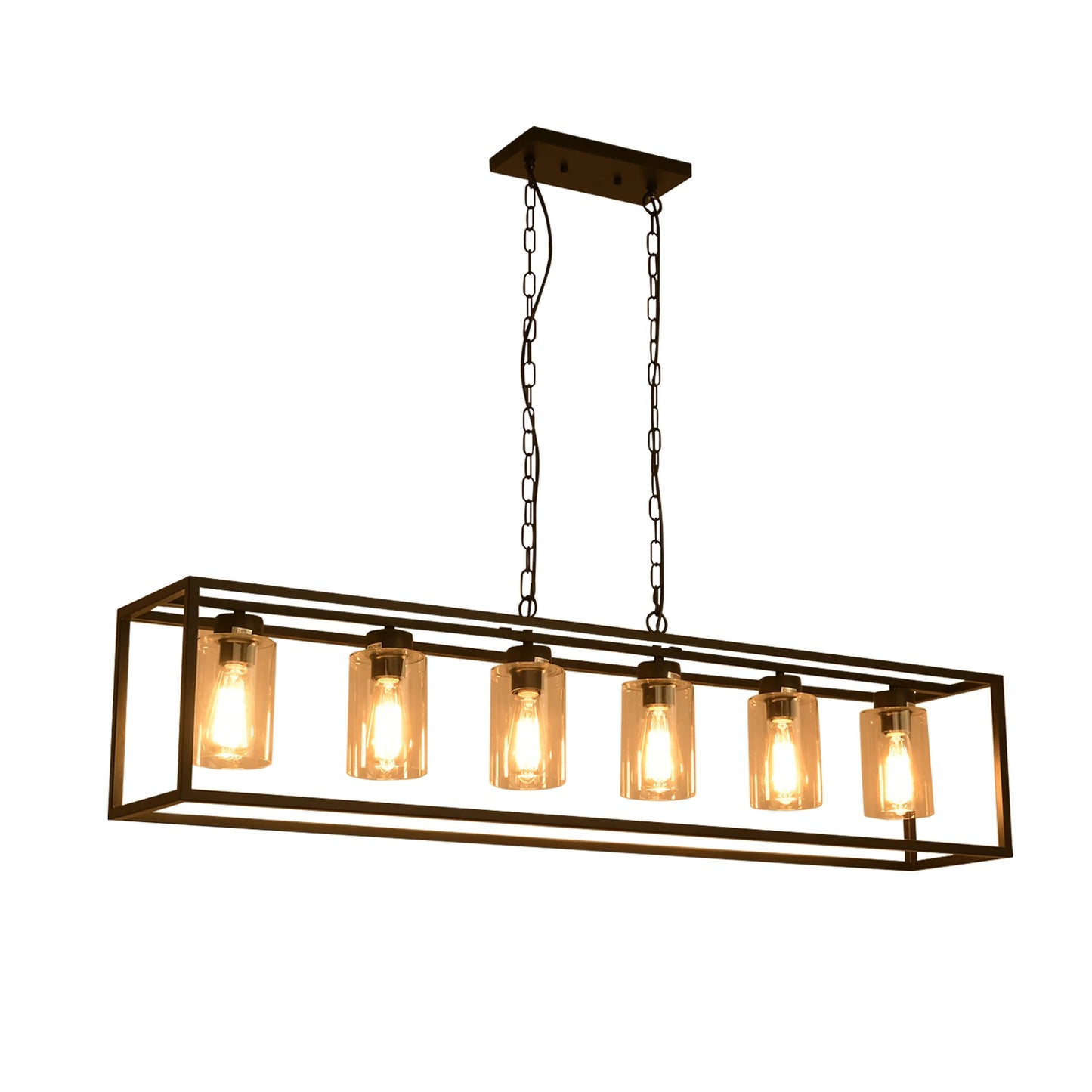 6 Light Cage Chandeliers
