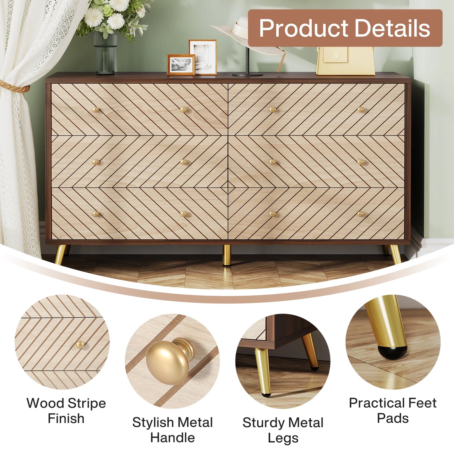 Tribe signs Wooden Drawer Organizer