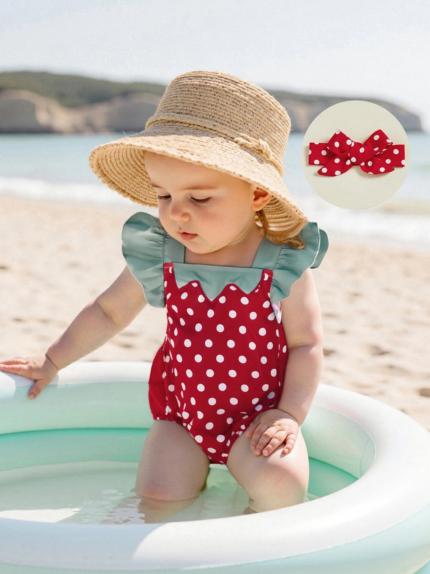 Baby Girl Strawberry Romper