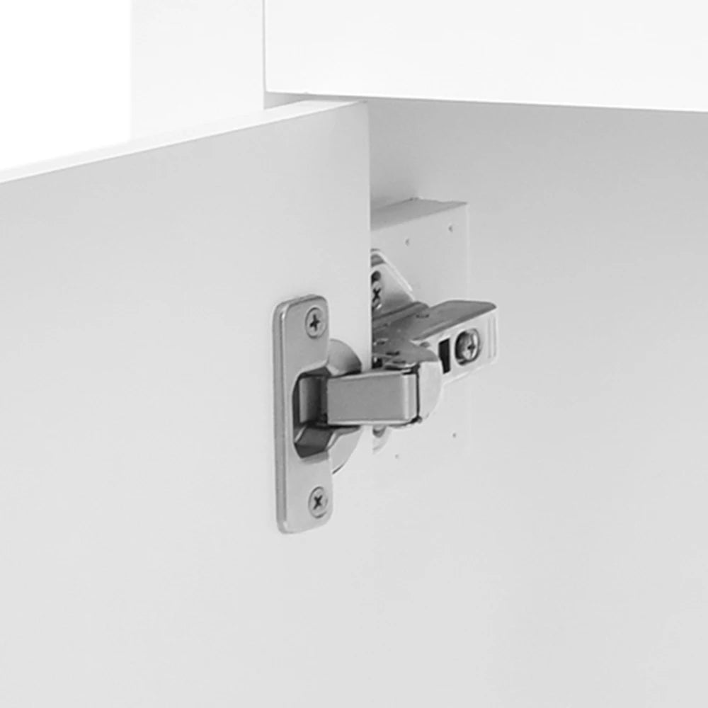 Modern Elegant Bathroom 30 Inch Vanity With Sink, Storage Cabinets, Drawers, and Adjustable Shelves
