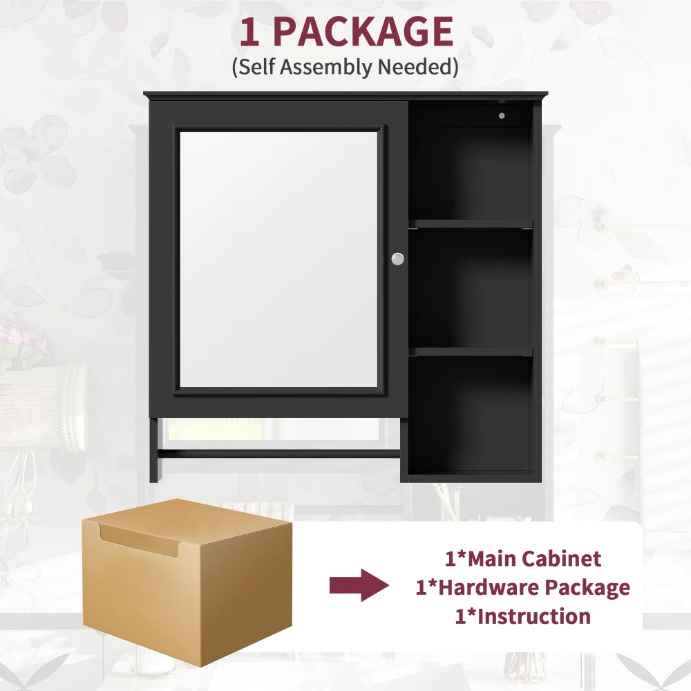Modern Elegant Bathroom 30 Inch Vanity With Sink, Storage Cabinets, Drawers, and Adjustable Shelves