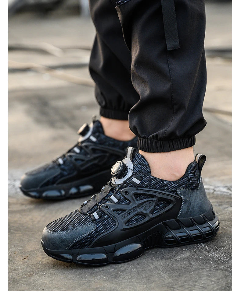 Slack-stab-proof work shoes