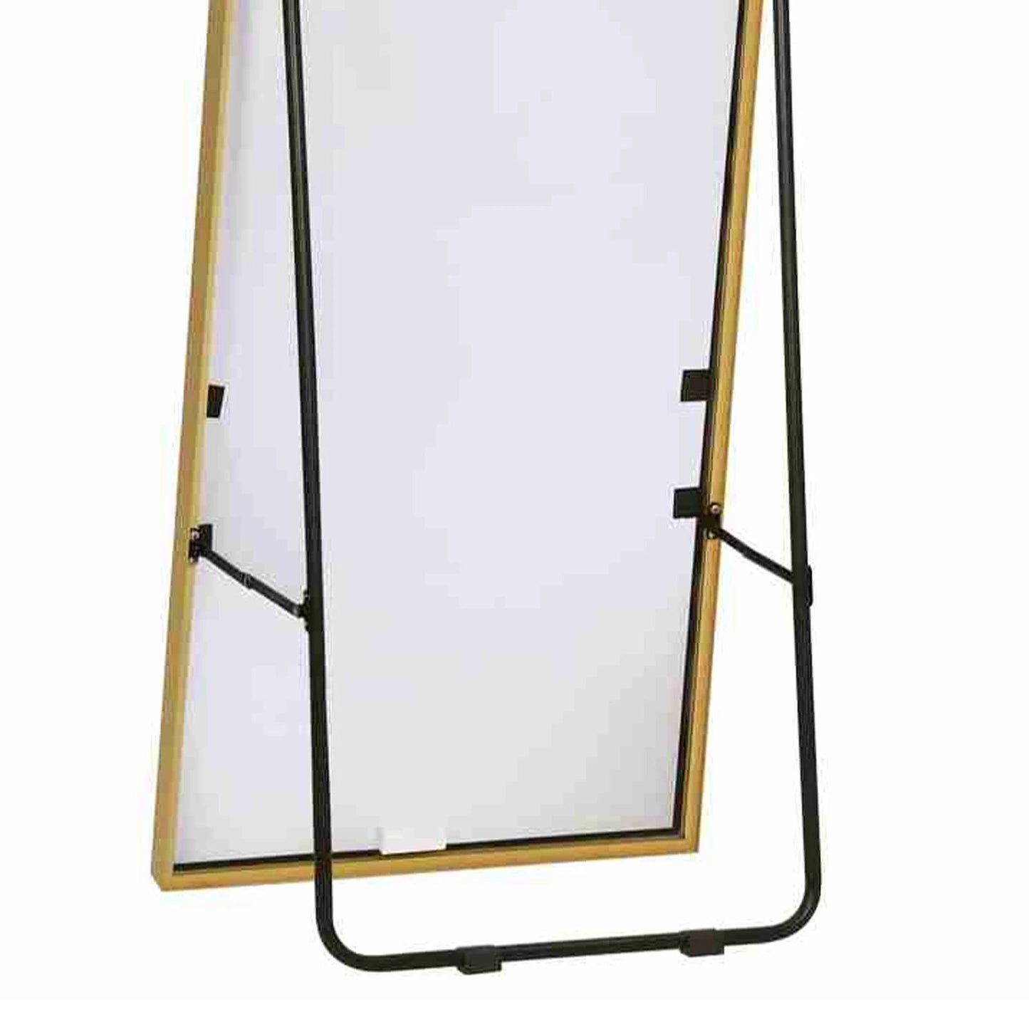 Arched Full Length Mirror 59x16in Aluminum Frame Full Body Mirror