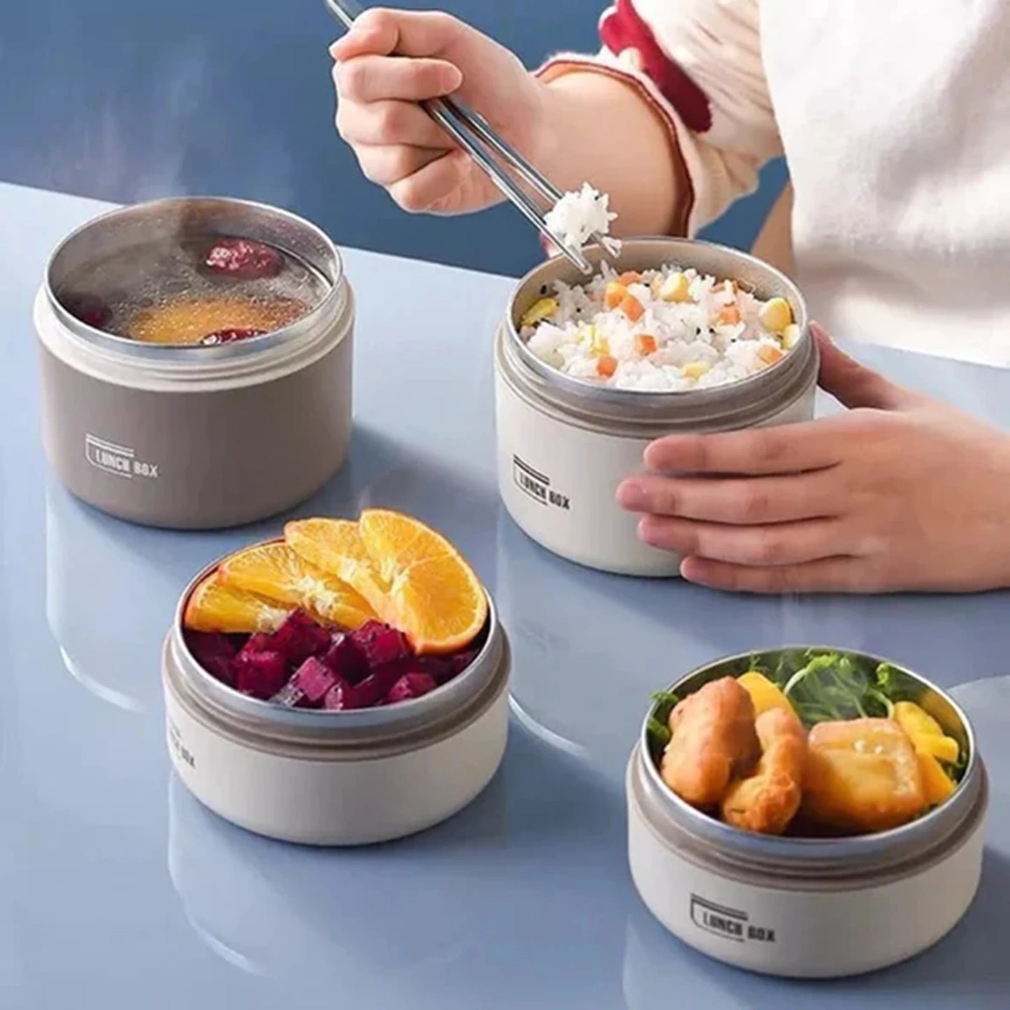 Round Thermal Lunch Box