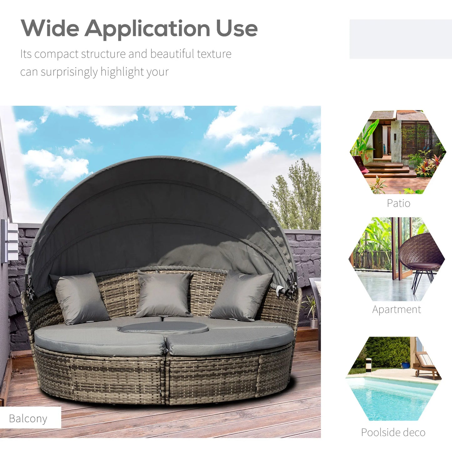 Outdoor Convertible Daybed