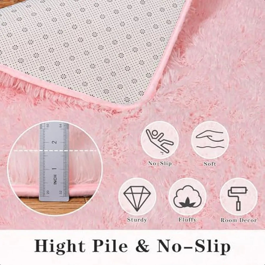 Super Fluffy Throw Rug for Bedroom