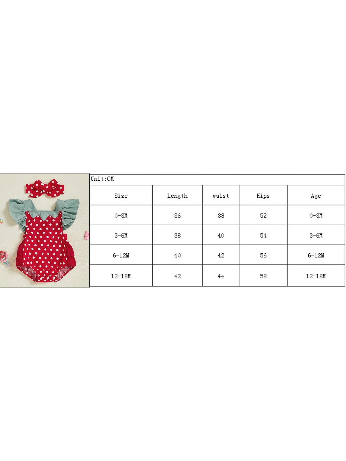 Baby Girl Strawberry Romper