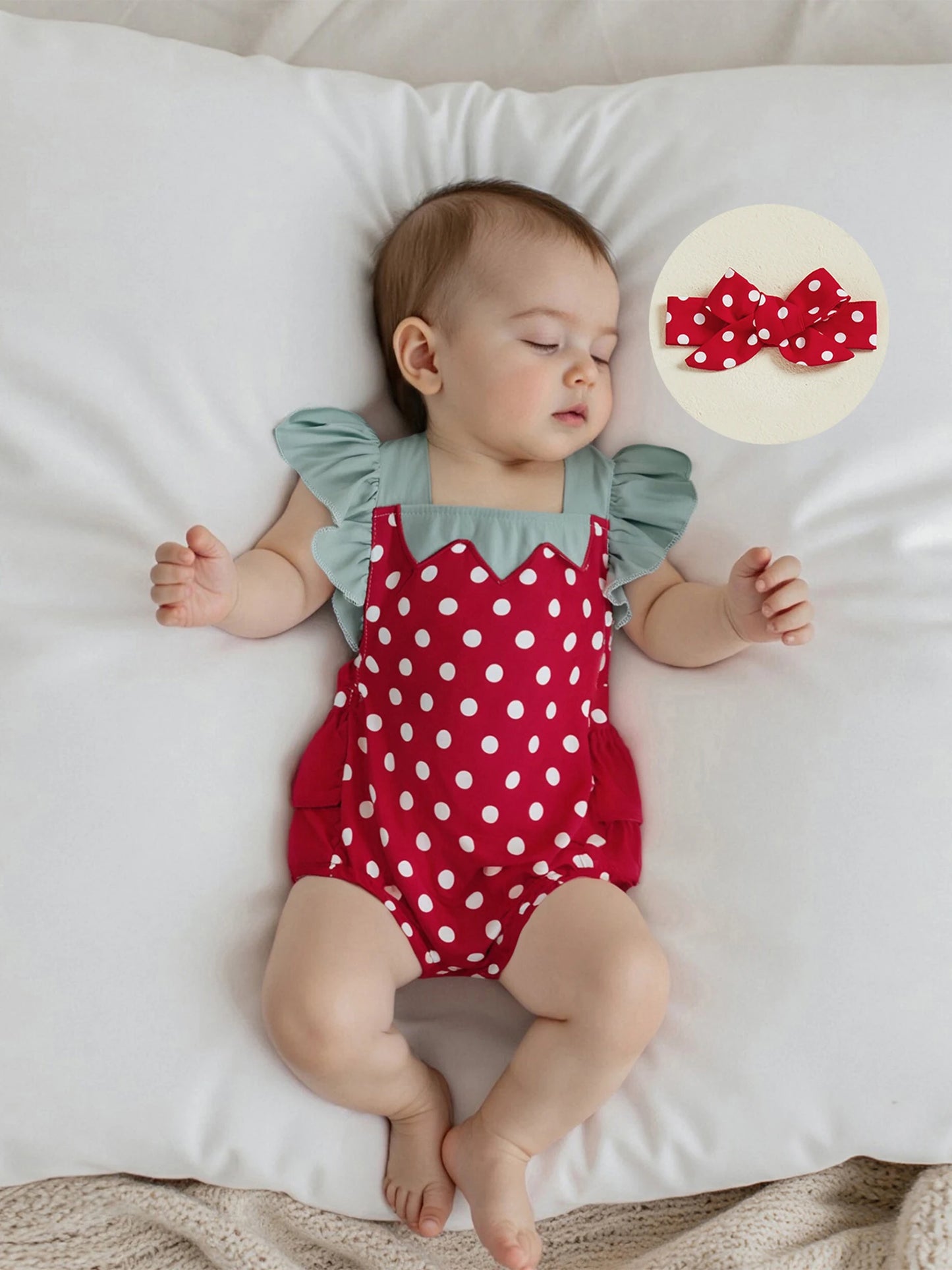 Baby Girl Strawberry Romper