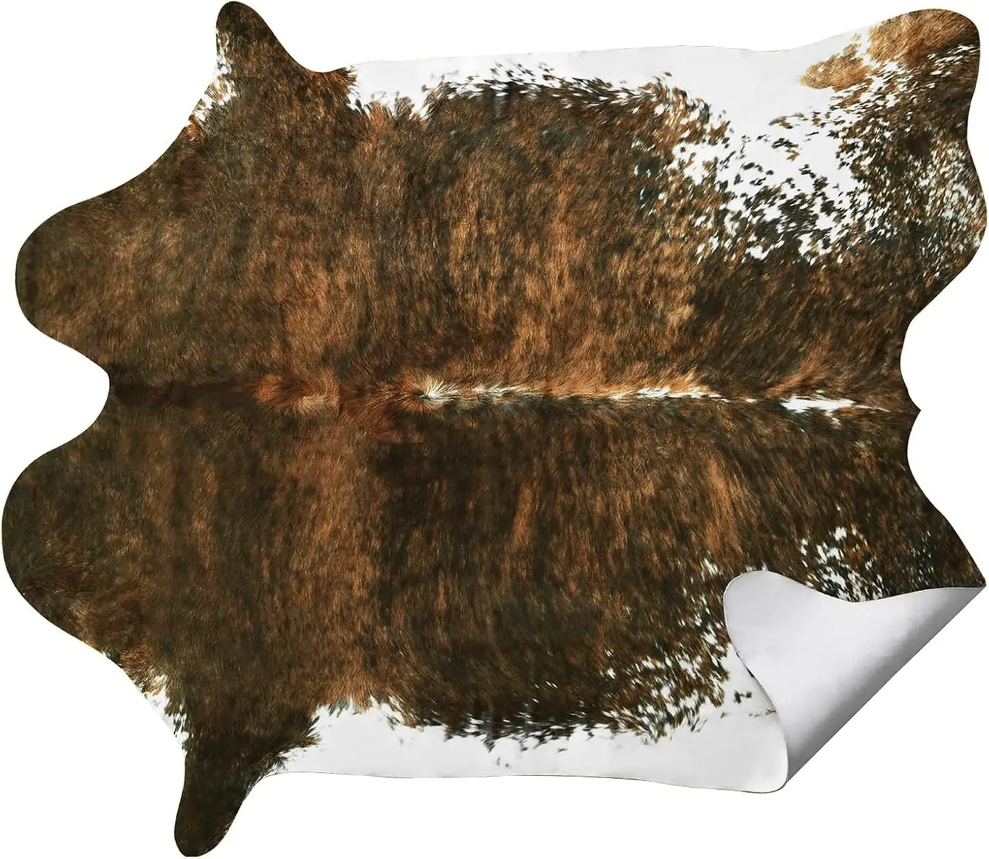 Faux Fur Animal Cow Hide Carpet, Sturdy and Large Size Cow Print Rugs, Suitable for Bedroom Living Room Western Decor, & More