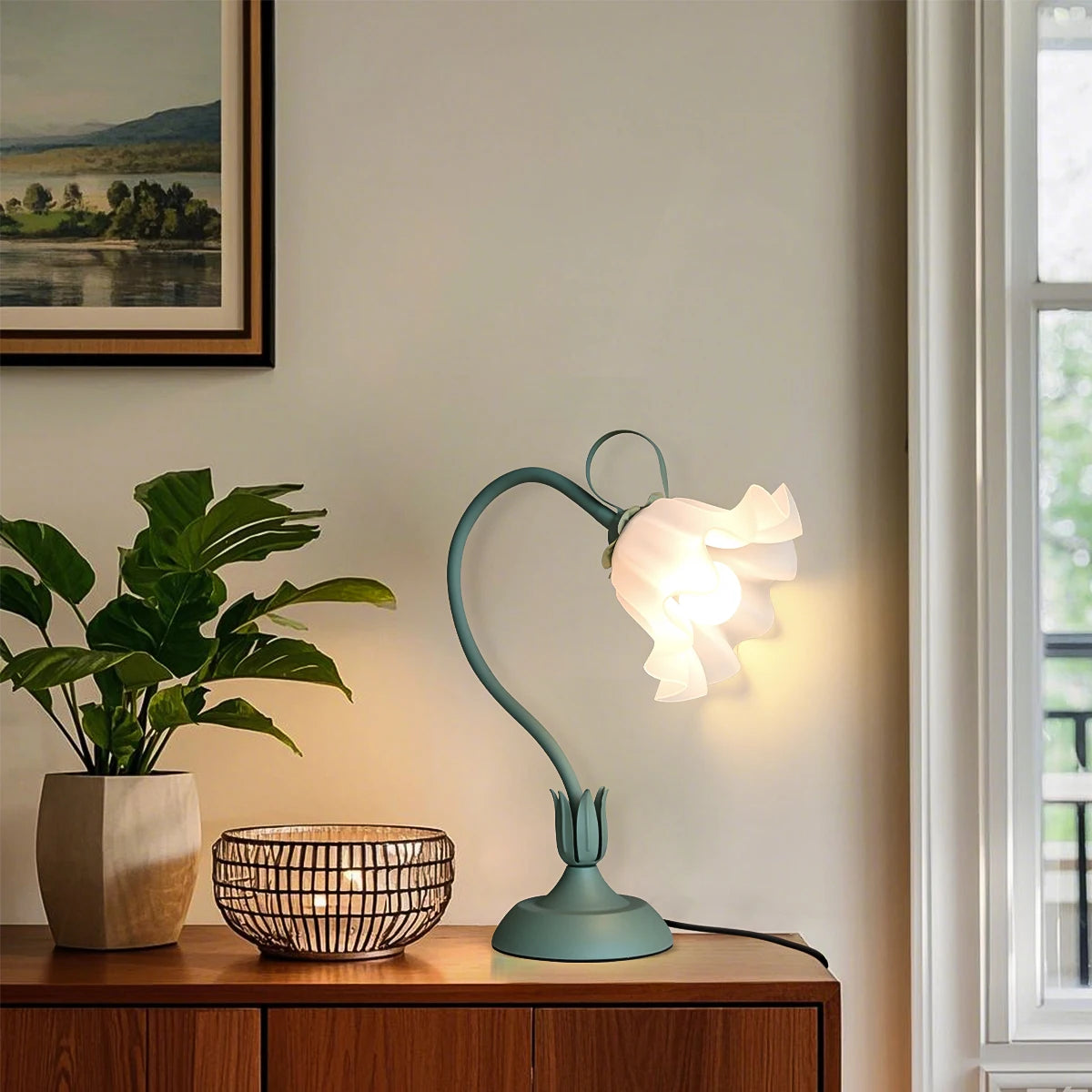 Vintage bedside lamp,