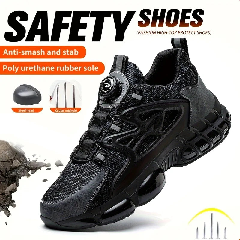 Slack-stab-proof work shoes