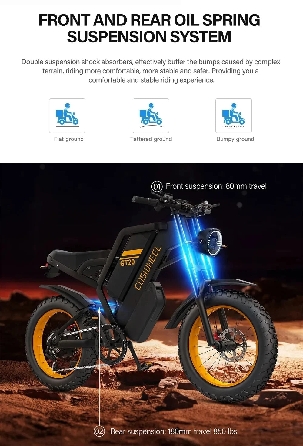 Mountain Bikes Off Road Fat Tires Motorcycle Ebike