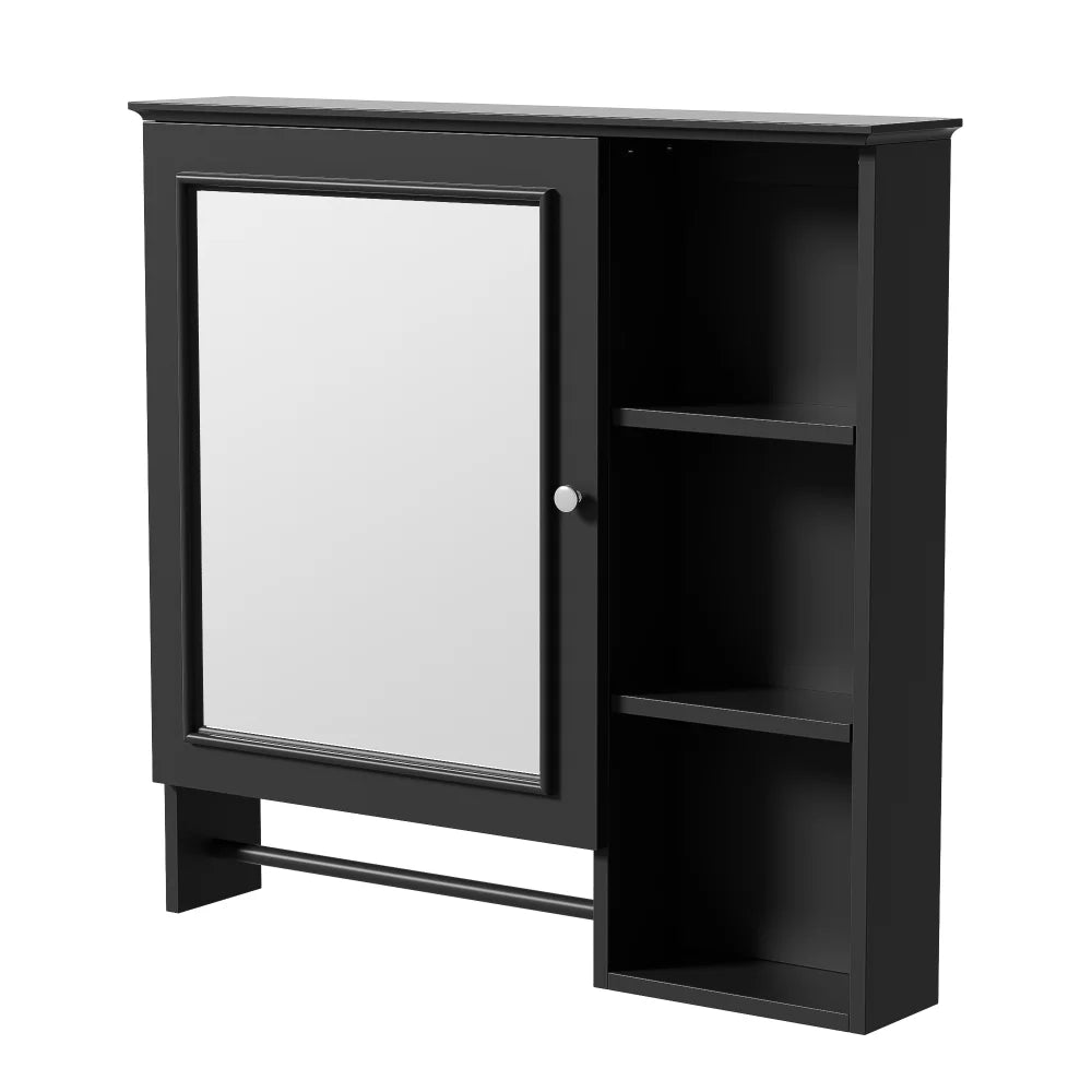 Modern Elegant Bathroom 30 Inch Vanity With Sink, Storage Cabinets, Drawers, and Adjustable Shelves