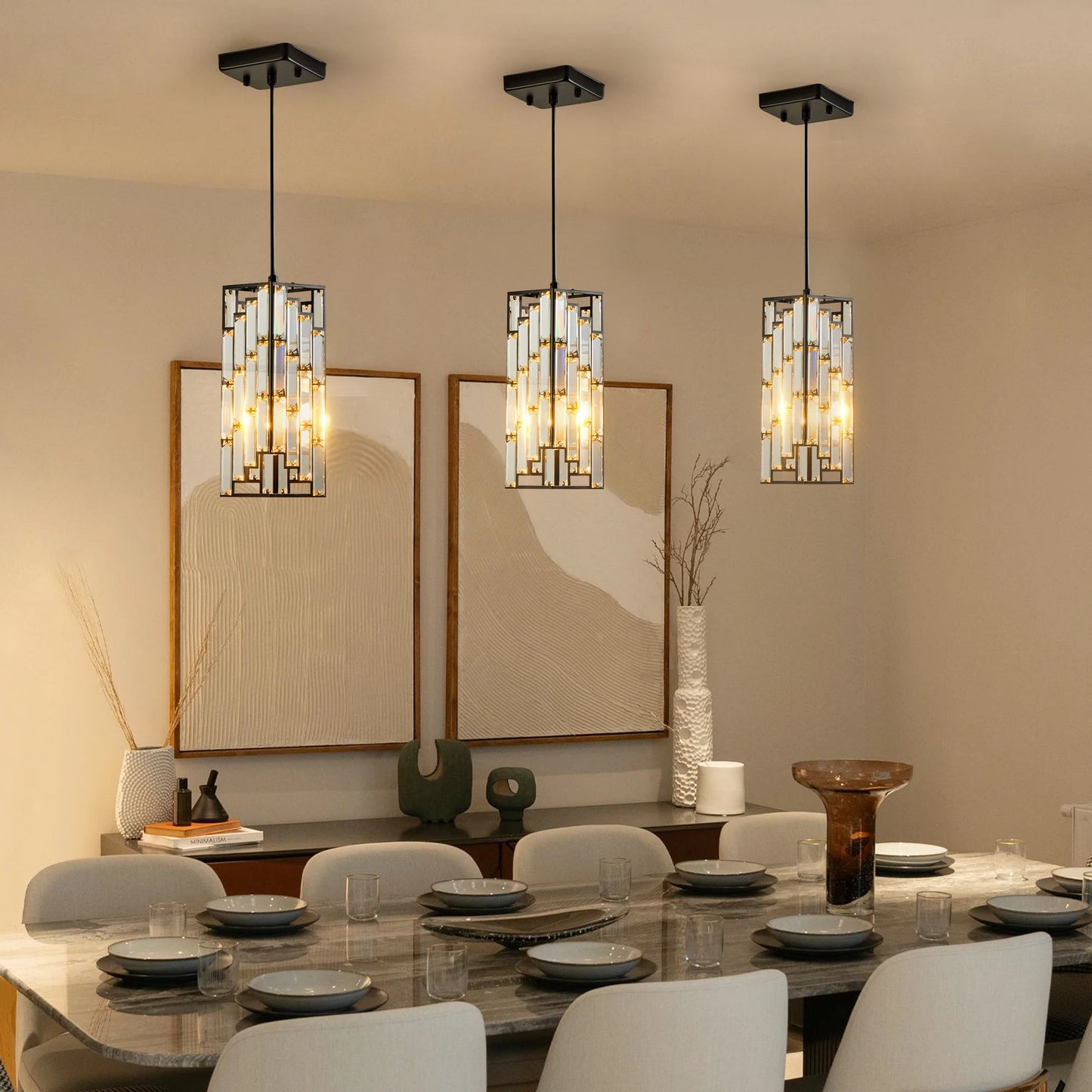 Modern Luxury Crystal Pendant Light