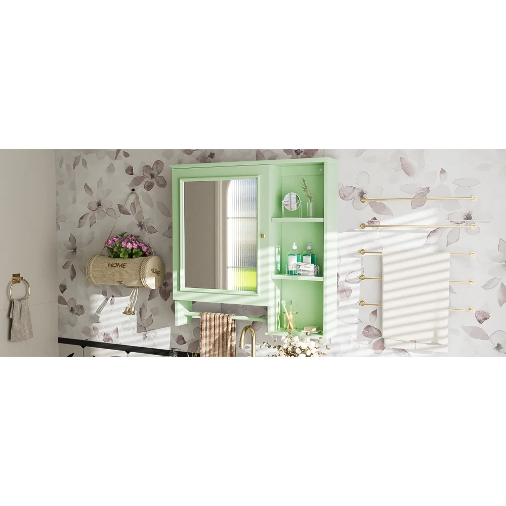 Modern Elegant Bathroom 30 Inch Vanity With Sink, Storage Cabinets, Drawers, and Adjustable Shelves