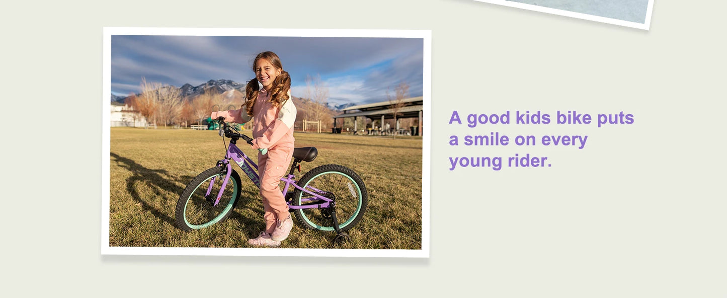 Bike For Girls & Boys Ages 6-10
andbrake,Purple