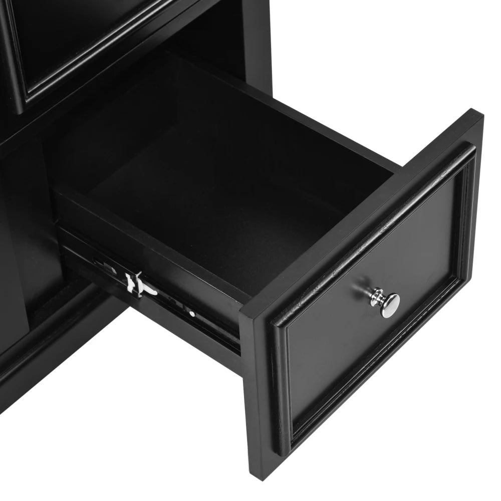 Modern Elegant Bathroom 30 Inch Vanity With Sink, Storage Cabinets, Drawers, and Adjustable Shelves