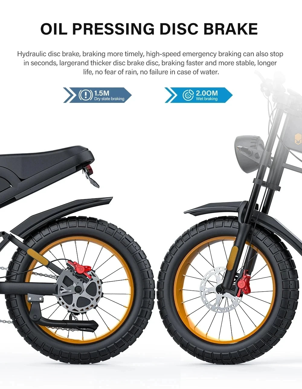 Mountain Bikes Off Road Fat Tires Motorcycle Ebike