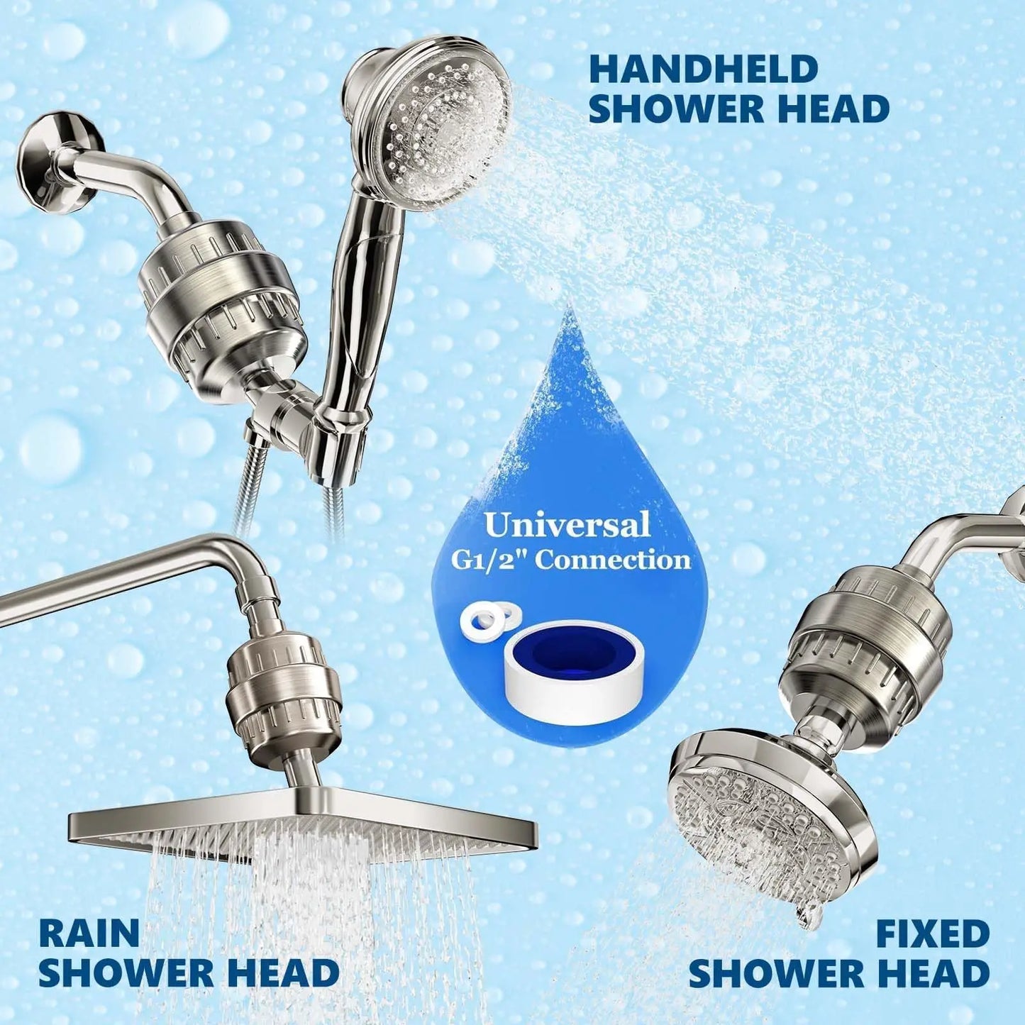 Bathroom Accessories Multi Layer Bathtub Water Purifier