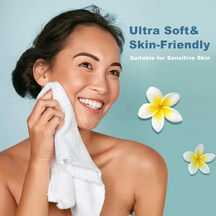 Washcloths Towel Pack of 24 12" x 12" Highly Absorbent and Soft
Face & ,Towels Wash Cloths for Bathroom, Gym,, Hotel Spa Fast Dry