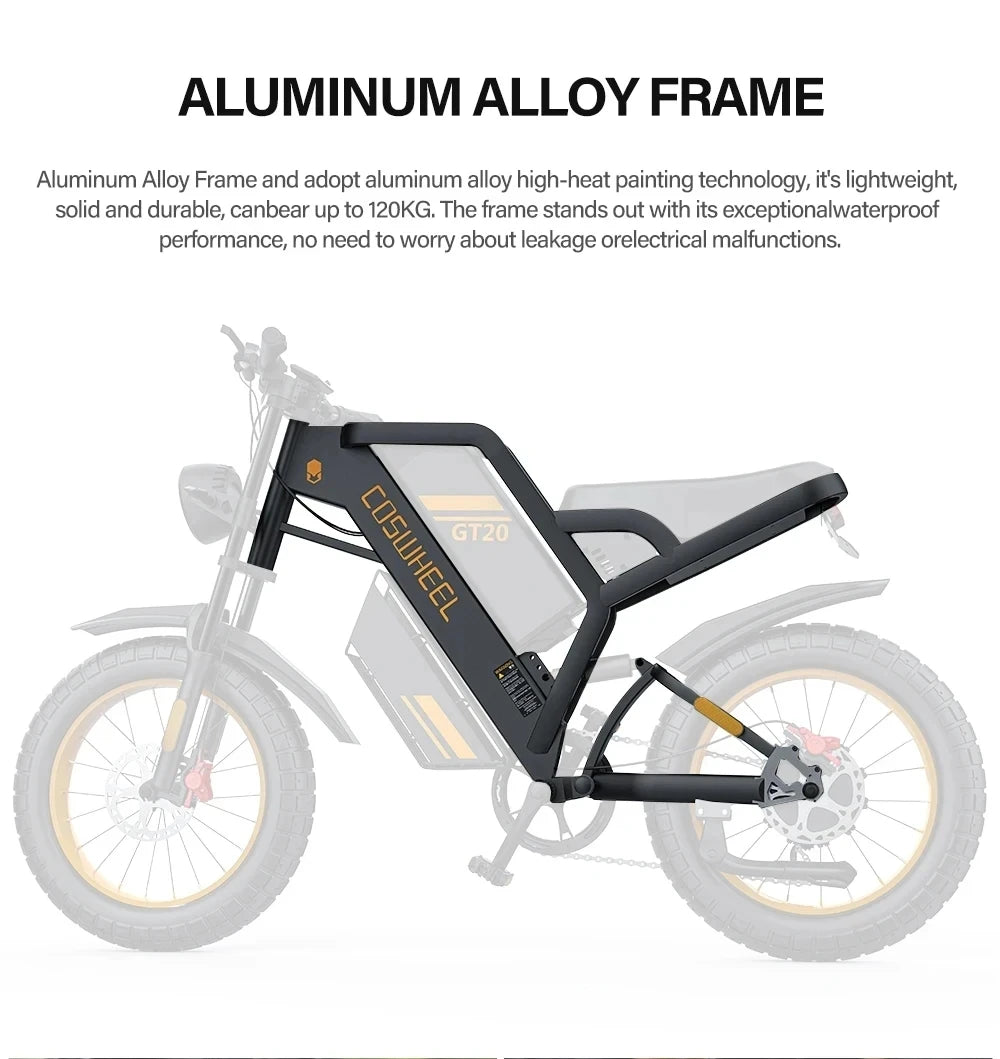 Mountain Bikes Off Road Fat Tires Motorcycle Ebike