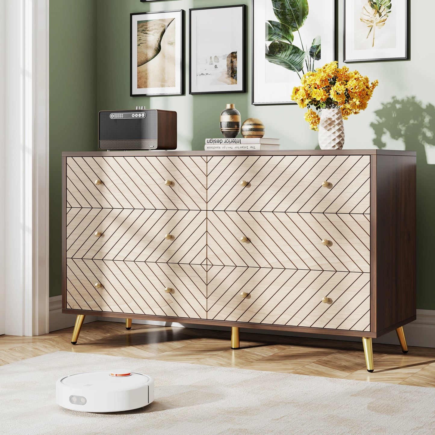 Tribe signs Wooden Drawer Organizer