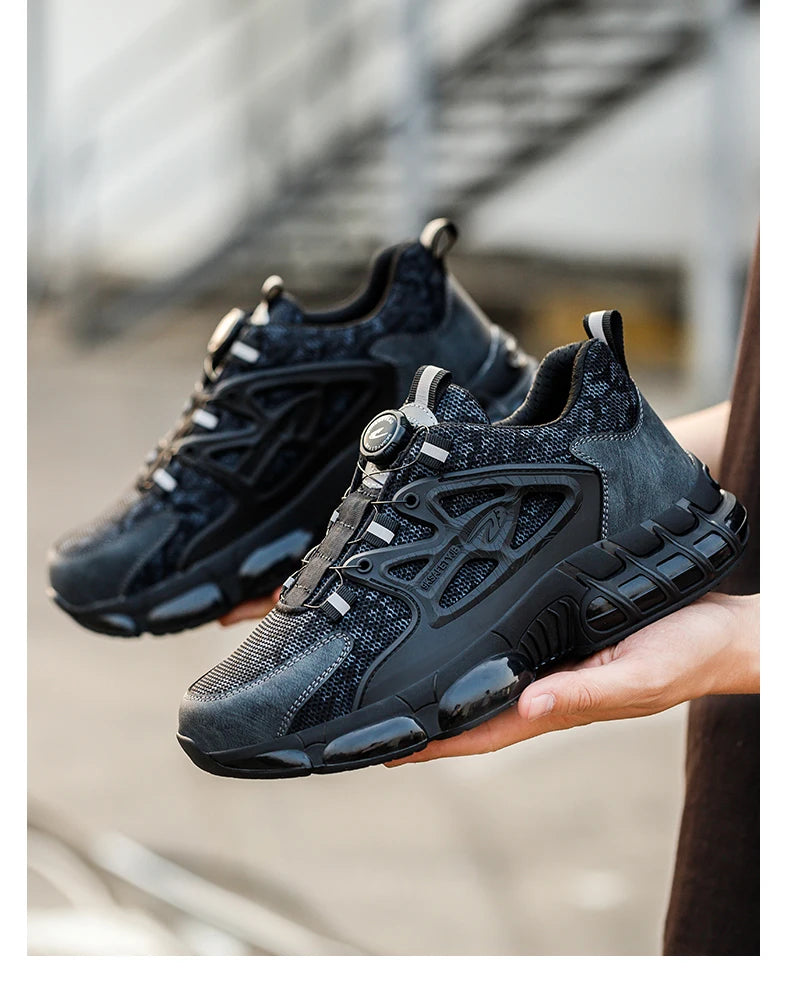 Slack-stab-proof work shoes