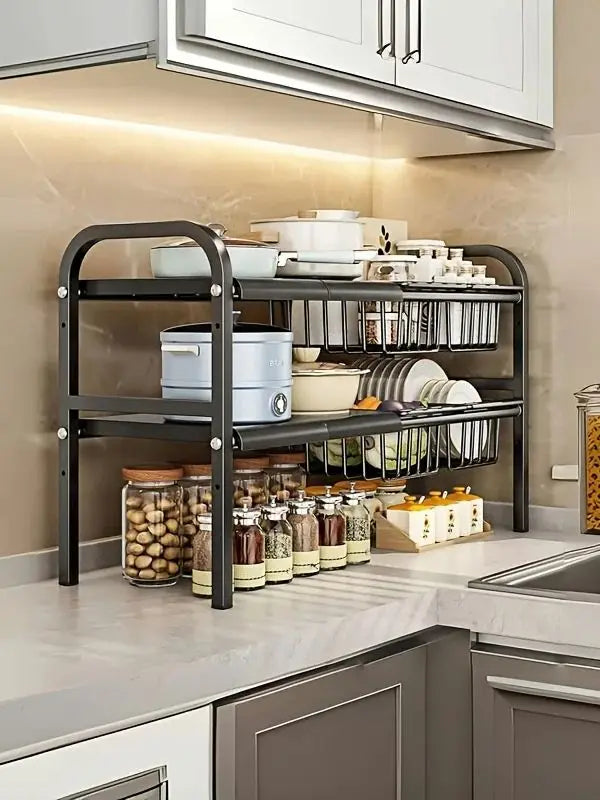 1pc 2-Tier Under Sink Organizers
