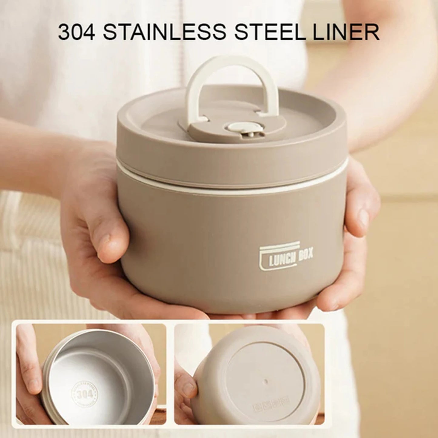 Round Thermal Lunch Box