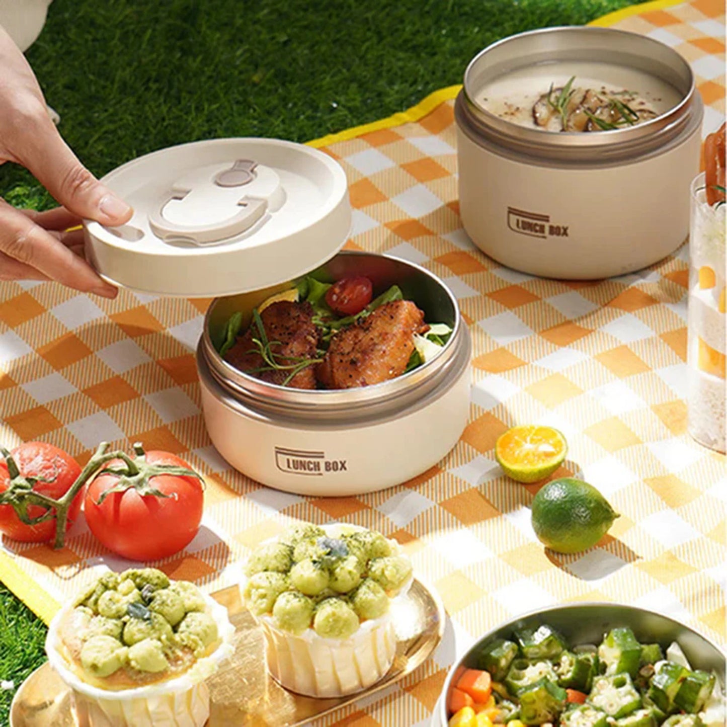 Round Thermal Lunch Box