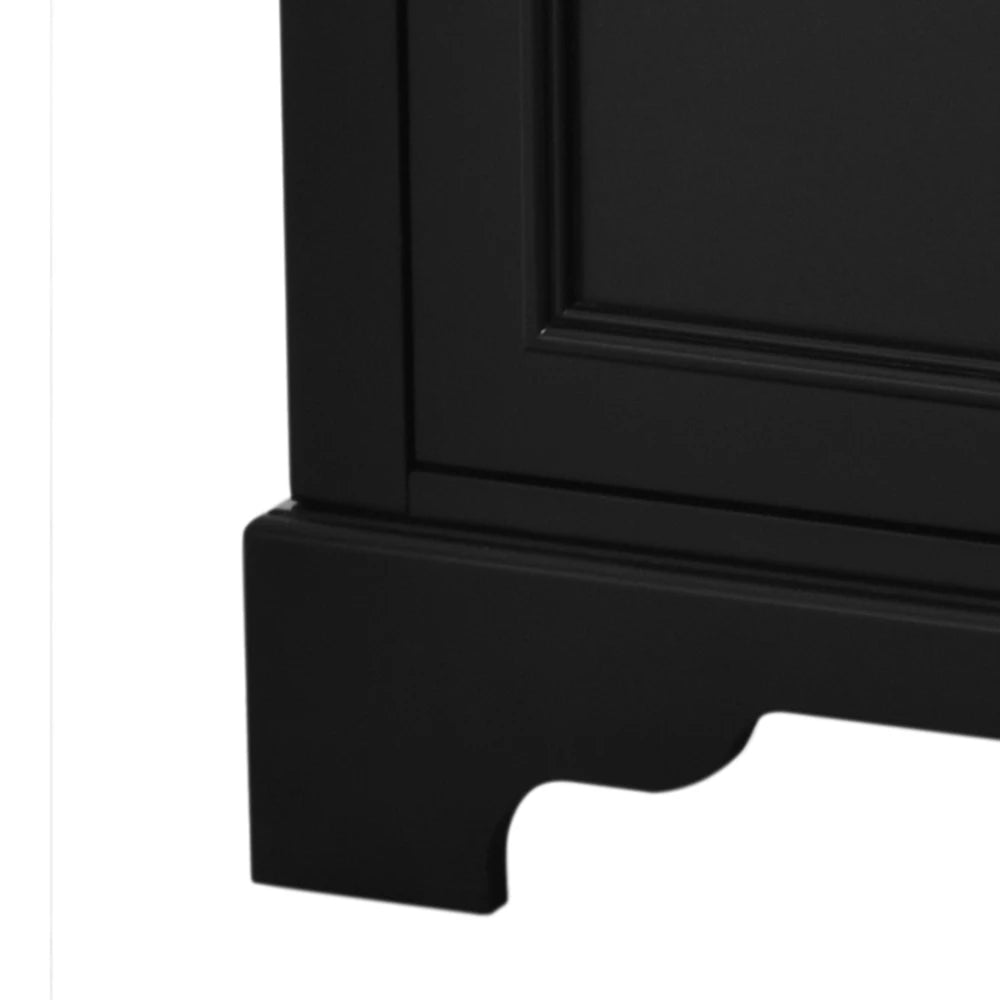 Modern Elegant Bathroom 30 Inch Vanity With Sink, Storage Cabinets, Drawers, and Adjustable Shelves