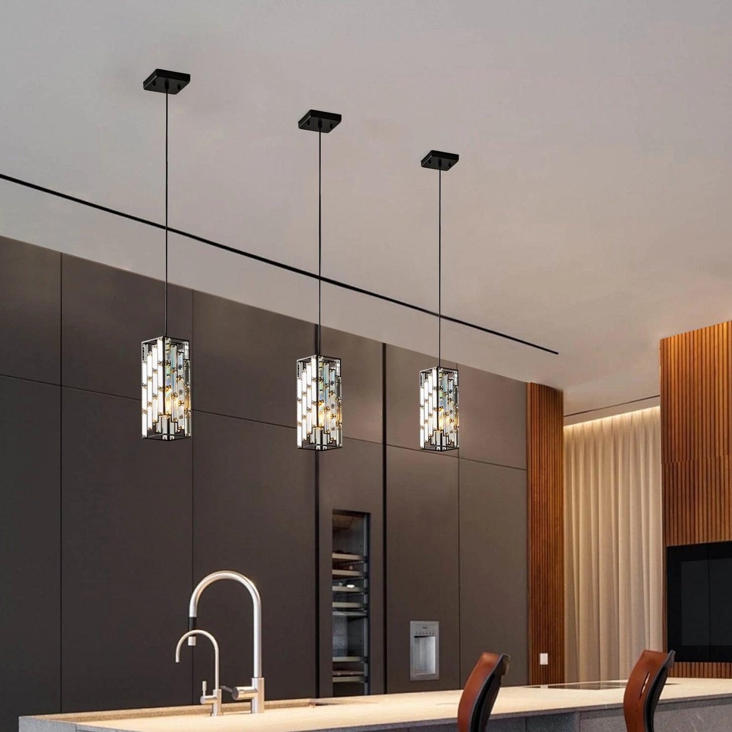Modern Luxury Crystal Pendant Light