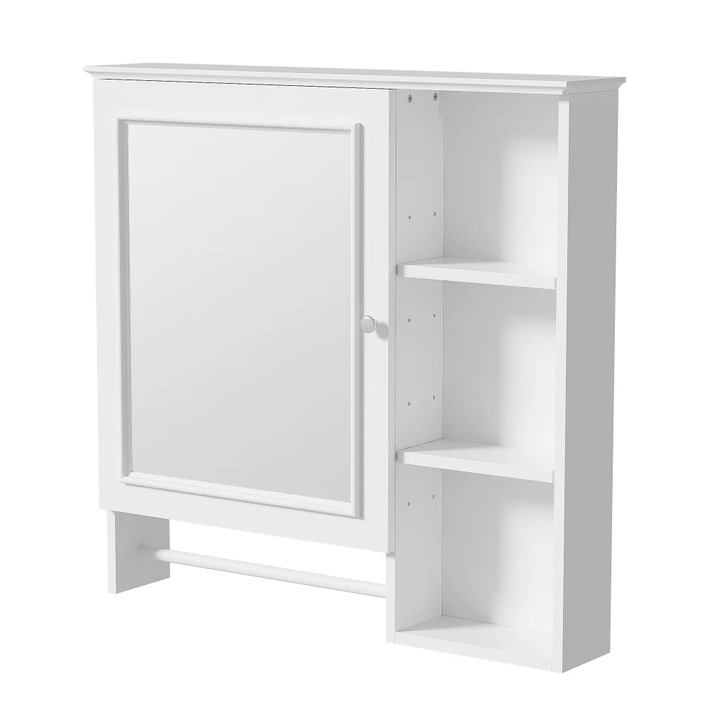 Modern Elegant Bathroom 30 Inch Vanity With Sink, Storage Cabinets, Drawers, and Adjustable Shelves