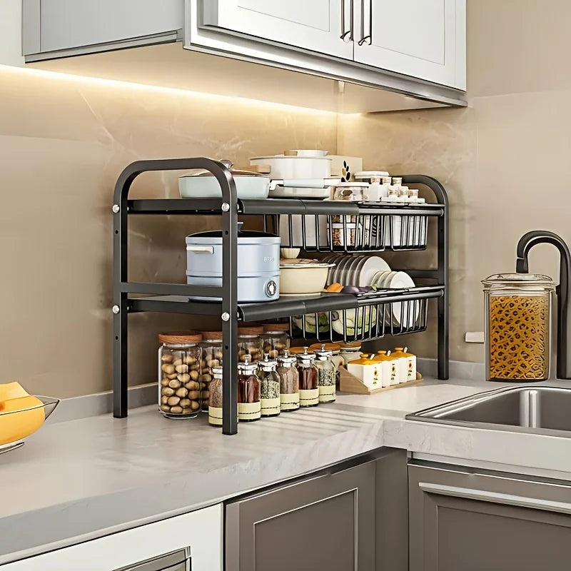 1pc 2-Tier Under Sink Organizers