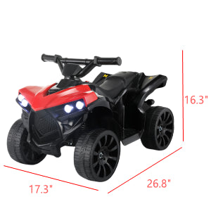 Electric Car, ATV Ride-On Toy, for Kids 1-6 Years Old