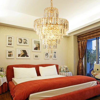 Elegant Modern Ceiling Light K9 Crystal Chandelier